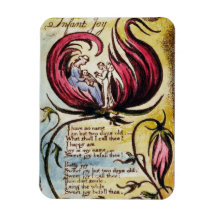 'Infant Joy', plate 23 from 'Songs of Innocence an Rectangle Magnets