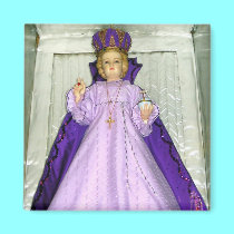 Infant of Prague Statue magnets by Artists4God Infant of Prague Statue magnets