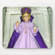 Infant of Prague Statue mousepads