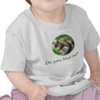 Infant Red Squirrel T-shirts