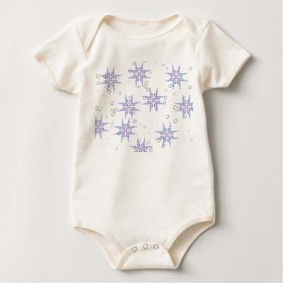 Infant  Snowflakes  / Creeper T-shirts by dizzypixels