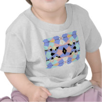 Infant T-Shirt Pink Blue Diamond t-shirts