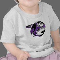 Infant/Toddler Purple Whale Totem Apparel t-shirts