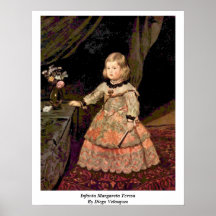 Infanta Margareta Teresa By Diego Velazquez Poster