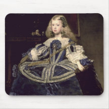 Infanta Margarita  in Blue, 1659 Mousepads