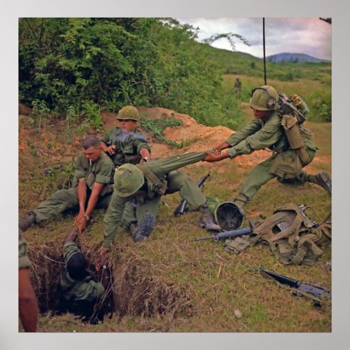 Infantry Platoon in Operation Oregon Vietnam War Poster | Zazzle