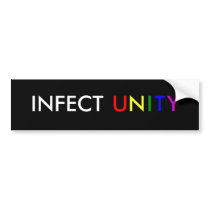 INFECT UNITY bumper stickers by kdellimore INFECT UNITY bumper stickers