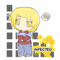 Infected chibi t-shirts