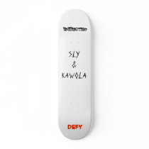 INFECTED, DEFY, SLY&KAWOLA SKATEBOARDS