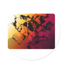 INFERNO ROUND STICKER