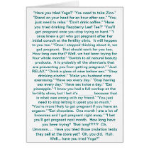 Infertility Sucks Greeting Card