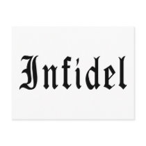 Infidel 1 post card