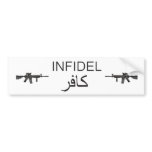 Infidel Bumper Stickers