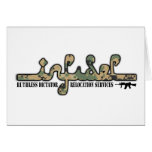 Infidel- Ruthless Dictator Relocation Services Greeting Cards