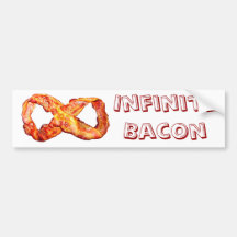 Infinite Bacon Bumper Stickers