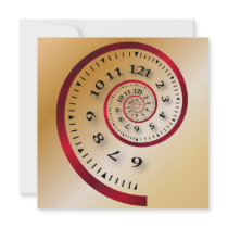 Infinite clock personalized invitation