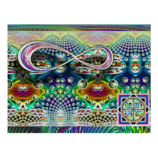 Infinite Dharma Wheel  Postcard