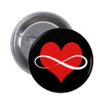 Infinite Heart Pinback Button