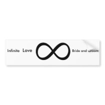 Infinite Love bumper stickers