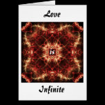 Infinite Love - Valentines Card cards