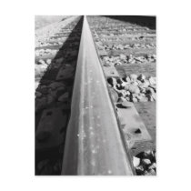Infinite Rail Track  Postcard