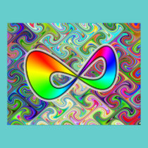 Infinite Rainbow Poster posters