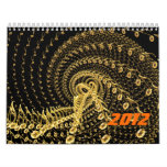Infinite stream of sounds wall calendar