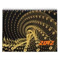 Infinite stream of sounds wall calendar