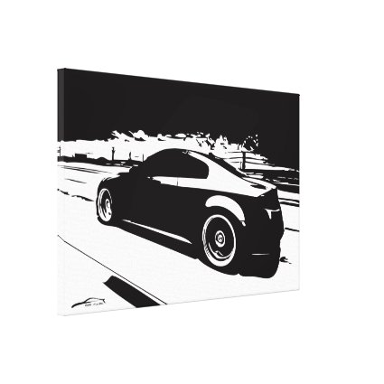 Infiniti G35 Coupe Rolling Shot Canvas Prints