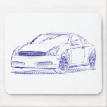 Infiniti G35 Coupe Sketch Mouse Mats