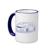 Infiniti G35 Coupe Sketch mugs
