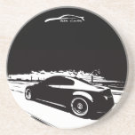 Infiniti G35 Coupe White Silouette Coaster