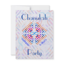 Infinity 8 Nights Chanukah Party Invitations