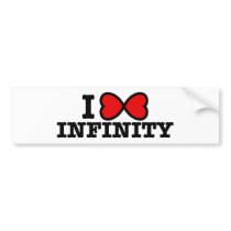 Infinity bumper stickers