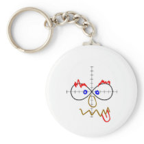 infinity doodle keychain