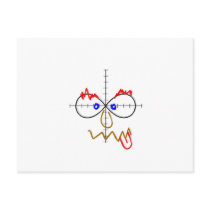 infinity doodle post card