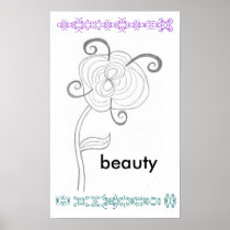 infinity flower print