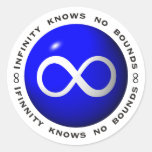 Infinity Knows No Bounds Stickers