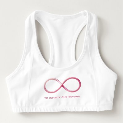 infinity match symbol | geek gifts sports bra