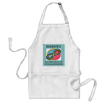 INFINITY math joke Apron