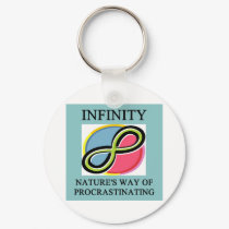 INFINITY math joke keychains