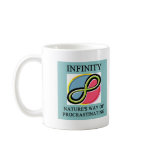 INFINITY math joke mugs
