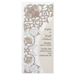 Infinity Menu Card Rack Card Design