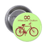 Infinity Miles Per Gallon Bike Button