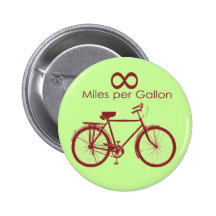 Infinity Miles Per Gallon Bike Button