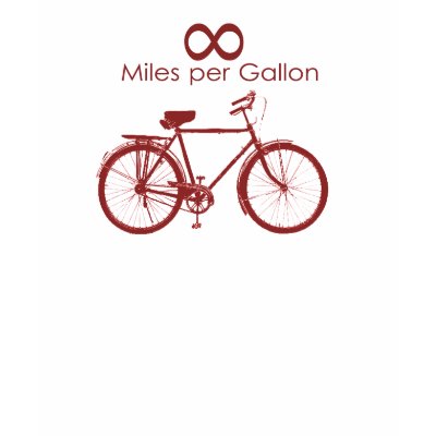 Infinity Miles Per Gallon Bike T-S... T-shirts by jamierushad