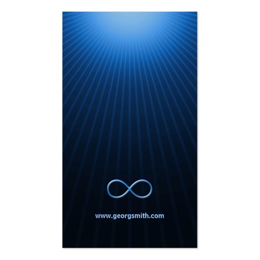 Infinity - Scientist Business Card (back side)