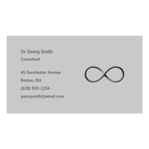 Infinity - Scientist Business Card