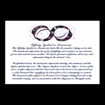 Infinity Symbol Info Poster posters