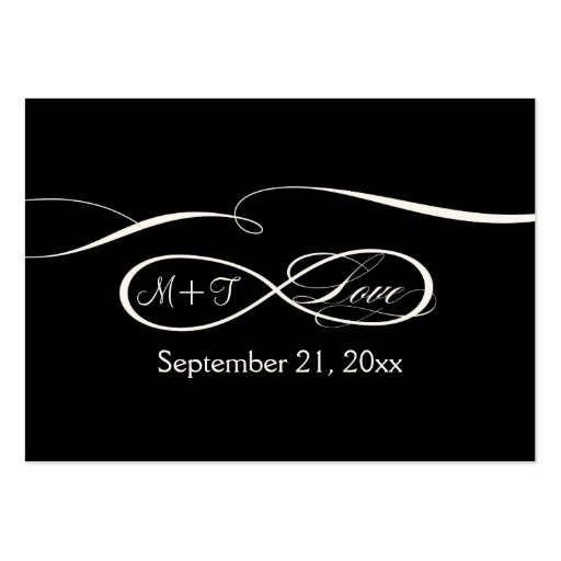 Infinity Symbol Sign Infinite Love Favor gift Tags Business Cards